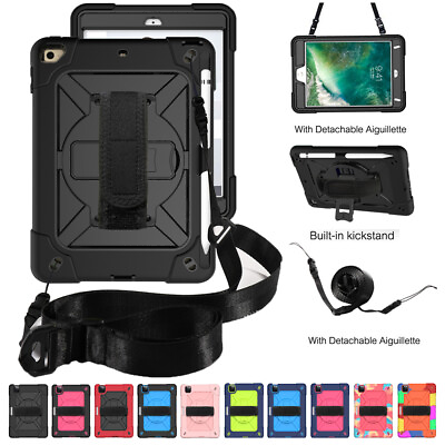 #ad Shockproof for iPad 10.2 7th 8th 9th Mini 1 2 3 4 5 Pro 11 Case Cover with Strap $18.49