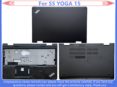 #ad New For Lenovo Thinkpad S5 Yoga 15 LCD Back Cover Upper Palmrest Bottom Case $16.46