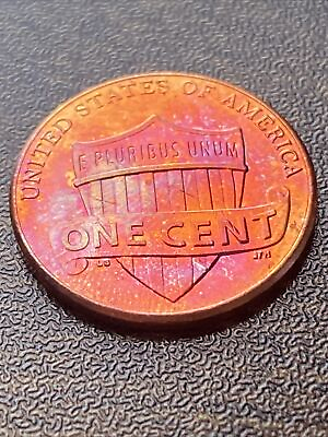#ad 2021 D Lincoln Shield Cent Penny Actual Coin Stunning Jaw dropping Tone TK4682* $4.99