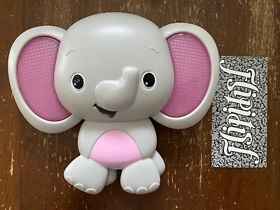 #ad KIDS II INC GREY ELEPHANT LIGHT UP SOUND MUSIC TOY ANIMAL FOR PARTS NOT WORKING $15.00
