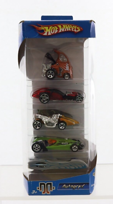 #ad Hot Wheels Autogrfx 5 Pack Gift Set Die Cast Cars New NIP 2004 $13.95