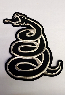 #ad Metallica Snake BACK Patch Embroidered USA Seller Quality Thrash Metal Slayer $20.00