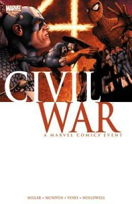 #ad Civil War Paperback By Mark Millar GOOD $4.46