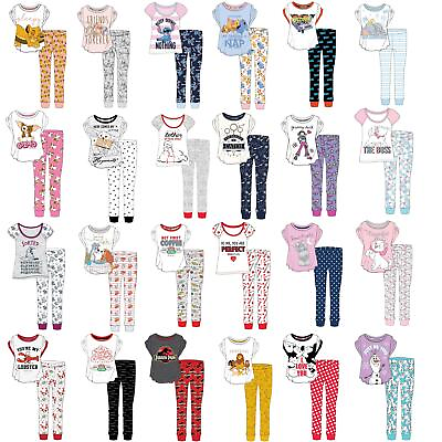 #ad Ladies Girls Character Pyjamas PJ Set Jersey Cotton Size 810121416182022 GBP 13.95