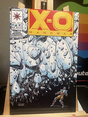 #ad Valiant Comics X O Manowar # 19 Modern Age August 1993 Comic Book $2.40