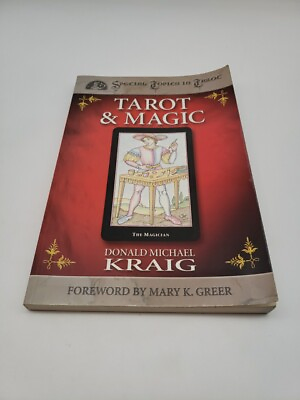 #ad Tarot and Magic by Donald Michael Kraig 2002 Trade Paperback FREE SHIP $21.99