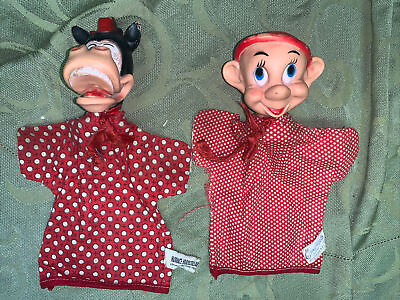 #ad W.D.P Walt Disney Products Hand Puppets 2 Horace Horsecollar amp; Dopey Vintage $24.99