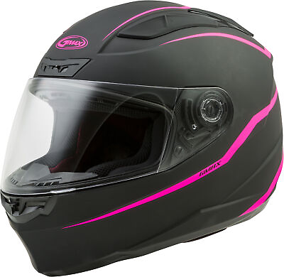 #ad GMAX FF 88 Full Face Street Helmet Black Hi Vis Pink X Small $134.95