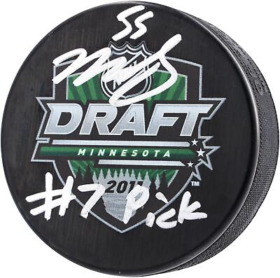 #ad Mark Scheifele Winnipeg Jets Signed 2011 Draft Logo Hockey Puck amp; quot;#6 Pickquot; Insc $71.99