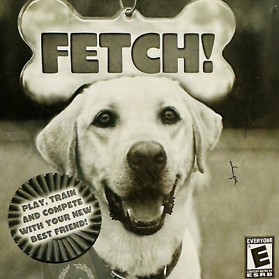 #ad Fetch Play Train Compete Pet Simulator PC Game Windows Cd Rom XP Vista 2006 $10.95