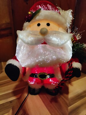 #ad 2009 AVON Christmas Dazzling Holiday Fiber Optic Santa Claus HOLIDAY ELECTRONIC $29.99