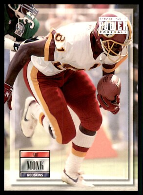 #ad 1993 Pro Set Power Art Monk Washington Redskins #81 $1.00