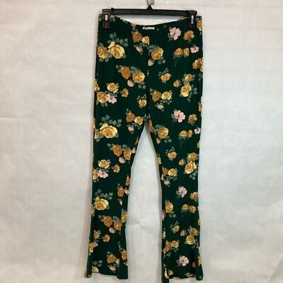 #ad NWOT Womens Fashion Flower Print Leggings $12.00