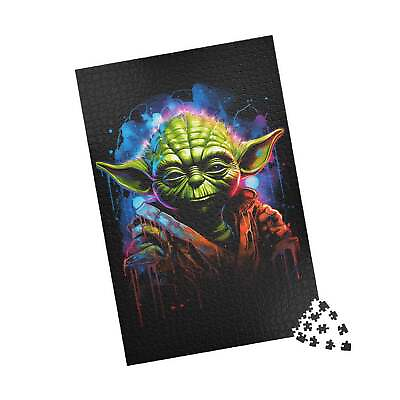 #ad Star Wars Yoda Iconic Characters Puzzle Custom Edition Jedi Puzzle Set Vibrant $32.57