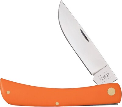 #ad CASE XX KNIFE LARGE SOD BUSTER ORANGE HANDLES STAINLESS STEEL BLADE 4 5 8quot; $49.99