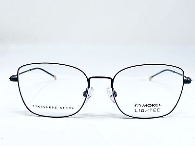 #ad New LIGHTEC 30203L Black Metal Wire French Unisex Eyeglasses Frame 51 17 140 $44.00
