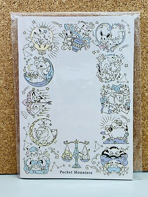 #ad Cute Pokemon A5 Notebook Note Pad Star Series Ivory Pikachu Stationery Japan $21.05
