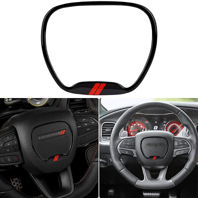 #ad Fits For Challenger Charger 2015 Durango Accessories Steering Wheel Trim Cover $5.95