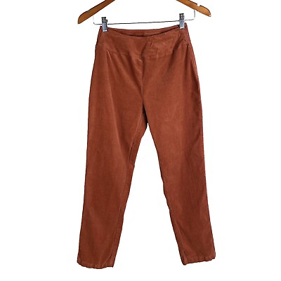 #ad cut loose rusty Orange Pull On Skinny Pants Women’s Size XS Elastic Waist $10.50