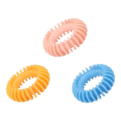 #ad Puppy Teething Toy Rubber Interactive Dog Chew Toy Teething Ring Throw Fetch Toy $8.45
