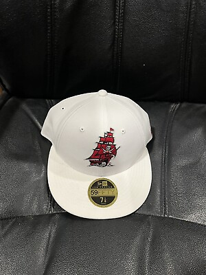 #ad Tampa Bay Buccaneers New Era 59FIFTY Omaha Alternate Logo Size 8 Hat New $19.99
