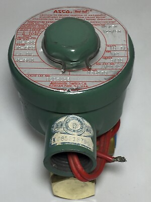 #ad NEW ASCO Automatic Switch Company 8223A26 Solenoid Valve 120 60 1 4quot; Union Made $74.99