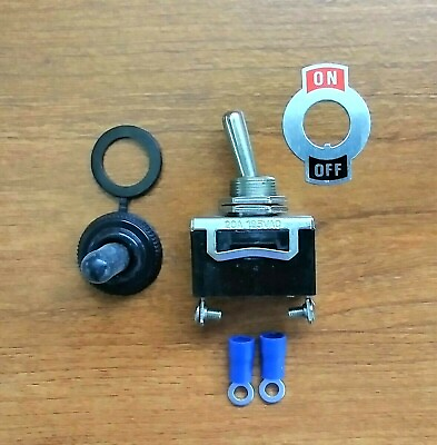#ad BBT 20 amp On Off Toggle Switch w Waterproof Boot amp; Terminals $11.95