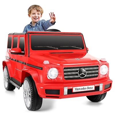 #ad 12V 4WD Licensed Mercedes Benz G500 Kids Car Ride on Car w Remote Control NEW $163.99