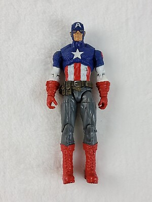 #ad 2011 Hasbro Marvel Universe Captain America 4quot; Action Figure Avengers $3.82