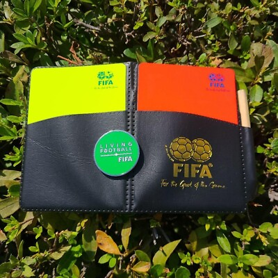 #ad FIFA referee notebook toss coin referee soccer world cup from Japan $54.09