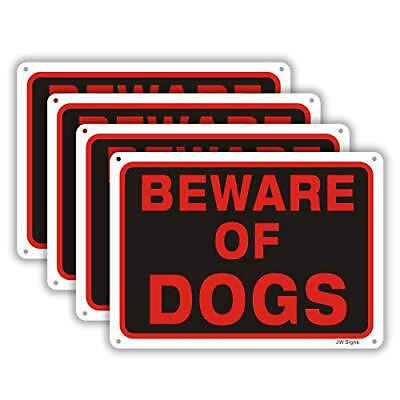 #ad Beware of Dog Signs for Fence Dog Metal Warning Sign 4 Pack 10 €x7 € 0.40 Ru $20.80