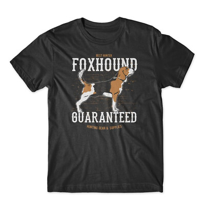 #ad Dog4 Foxhound T Shirt 100% Cotton Premium Tee NEW $22.00