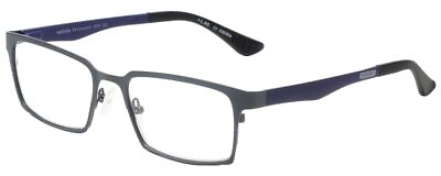 #ad Eyebobs Protractor Designer Reading Glasses Gun Metal Black Matte Navy Blue 54mm $36.95