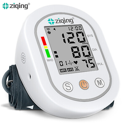 #ad Digital Automatic Upper Arm Blood Pressure Monitor BP Cuff Machine Pulse Meter $13.99