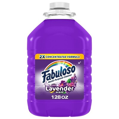 #ad Fabuloso Multi Purpose Cleaner 2X Concentrated Formula Lavender Scent 128 oz $11.99