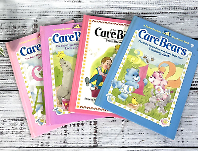 #ad Care Bears Lot of 4 Illustrated Hardcover Color Story Books Vintage 1984 $29.97