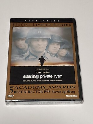 #ad Saving Private Ryan DVD 1999 Special Limited Edition New Sealed $4.99