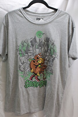 Scooby Doo and Shaggy Villains Shirt Grey Gray Halloween Large t shirt unisex $15.39