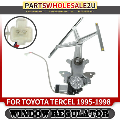 #ad Front Right Window Regulator w Motor for Toyota Tercel STD DX CE 1995 1998 Sedan $40.49