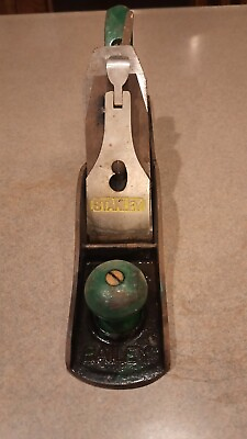#ad Vintage Stanley Bailey No. 5 Wood Plane Made In USA $55.00