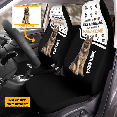 #ad #ad CUSTOM Car Seat Cover German Shepherd Like Regular Dog Protector Seats Pet Gift $50.39