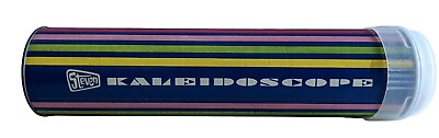 #ad Vintage 1973 Steven Kaleidoscope Multi Stripes Rainbow Colors No.# 100 $18.03