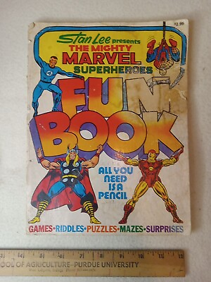 #ad Stan Lee Presents: Mighty Marvel Superheroes Fun Book #1 1976 Comics $6.99