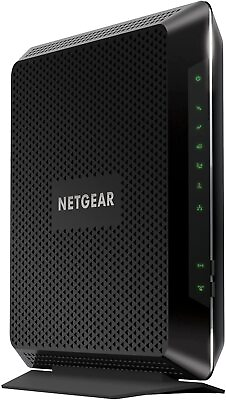 #ad NETGEAR C7000 100NAR AC1900 WiFi Cable Modem Router Combo Certified Refurbished $91.99