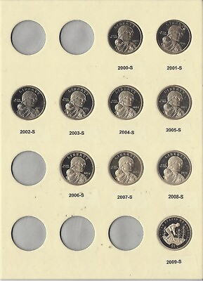 #ad 2000 2009 Proof Native American Dollar Set 10 Piece Coin Lot $29.50