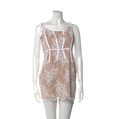 #ad NWOT For Love amp; Lemons Size Medium Floral Lace Mini Dress M $49.99