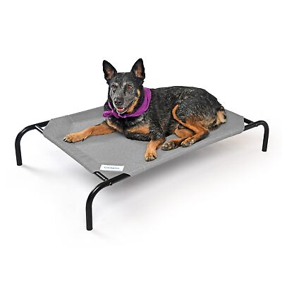 #ad #ad The Original Cooling Elevated Dog Bed Indoor and Outdoor Medium Grey $35.22