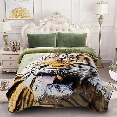 #ad Plush Fleece Blanket For Bed Lightweight Soft Pattern Blanket 75quot;x91quot; $33.99