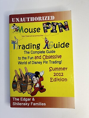 #ad World of Disney Mouse Pin Trading Guide Summer 2012 Edition Rare $160.00