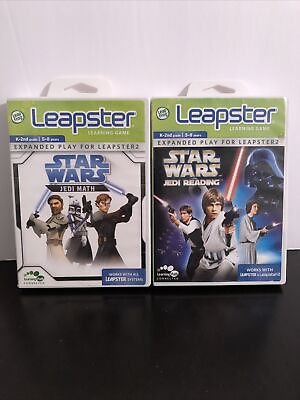 #ad Leapster Star Wars Jedi Reading And Jedi Math Bundle $6.80